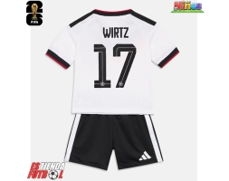Alemania Florian Wirtz #17 Primera Equipación Niños Mundial 2026 Manga Corta (+ Pantalones cortos)